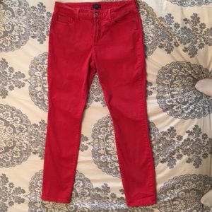 NYDJ Red jeans size 8-10